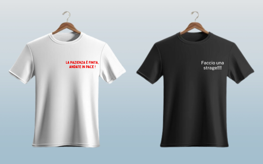 T-shirt messaggi