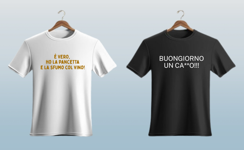 T-shirt messaggi