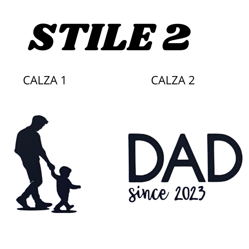 Calze nere uomo personalizzate