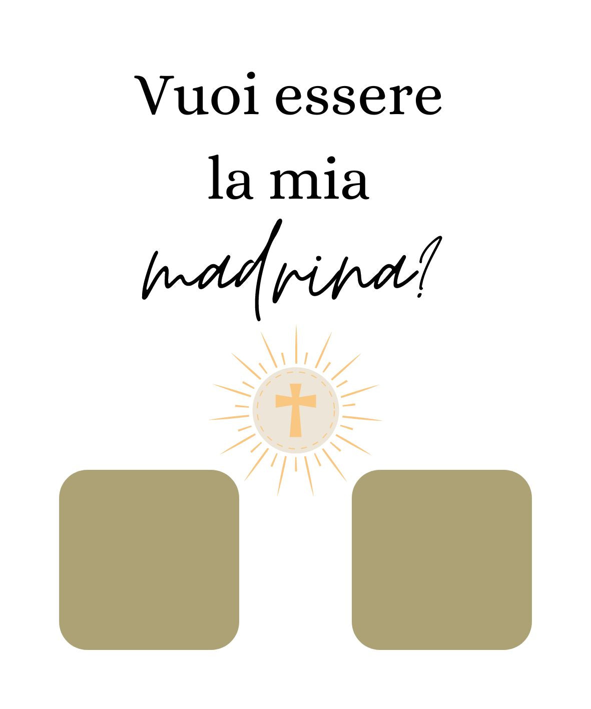 Biglietto testimone/madrina/padrino/damigella