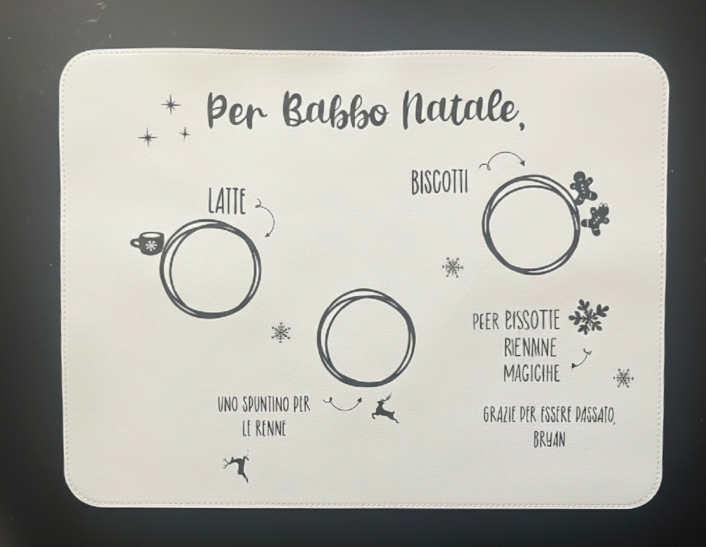 Tovagliette Babbo Natale