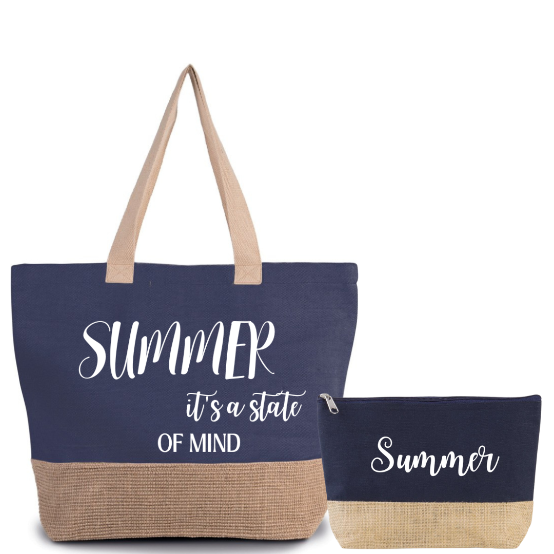 Set pochette + borsa mare