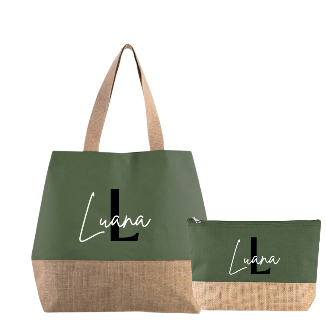 Set pochette + borsa mare